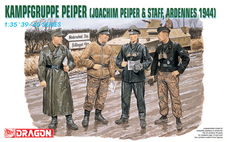 DRAGON 6088 KAMPFGRUPPE PEIPER (JOACHIM PEIPER &amp; STAFF ARDENNES 1944) 1/35 