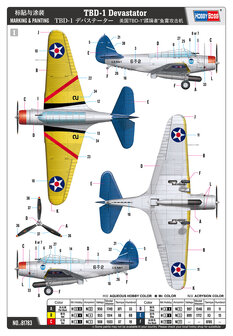 HOBBY BOSS 81783 TBD-1 DEVASTATOR 1/48