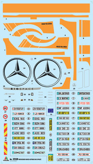 ITALERI 3968 MB ACTROS MP4 BIG SPACE GRAND PRIX EDITION 1/24