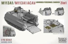 ANDY&#039;S HOBBY HEADQUARTERS AHHQ-009 M113A1/M113A1 ACAV 1/16