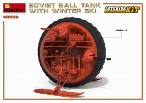 MINIART 40008 SOVIET BALL TANK WITH WINTER SKI 1/35