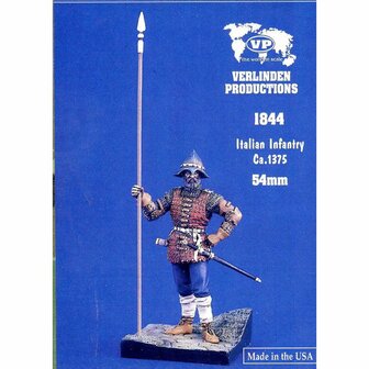 VERLINDEN PRODUCTIONS 1844 ITALIAN INFANTRY CA.1375 54MM