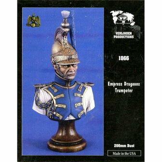 VERLINDEN PRODUCTIONS 1866 EMPRESS DRAGOONS TRUMPETER 200MM BUST