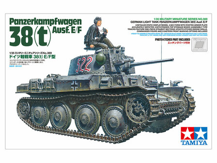 TAMIYA 35369 WWII GERMAN PANZERKAMPFWAGEN Ausf.E/F 38t. 1/35 
