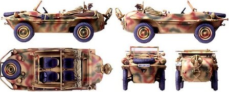 TAMIYA 32506 GERMAN SCHWIMMWAGEN TYPE166 1/48