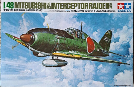 TAMIYA 61018 MITSUBISHI J2M3 INTERCEPTOR RAIDEN JACK 1/48