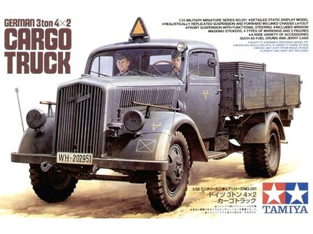 TAMIYA 35291 GERMAN 3 TON 4X2 CARGO TRUCK 1/35
