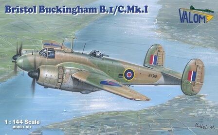 VALOM 14434 BRITISH BRISTOL BUCKINGHAM B.1/CMk.1 1/144 