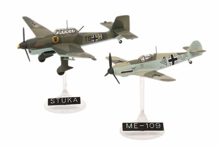 REVELL 03770 MESSERSCHMITT BF109E &amp; JUNKERS JU87B 1/144