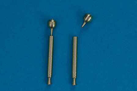 RB MODEL 48AB07 BARREL ENDINGS FOR 20MM CANON MG FF &amp; MG FF/M 1/48 (VE2)