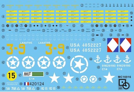CLASSY HOBBY MC16016 US 75mm HOWITZER MOTOR GARRIAGE M8 1/16 
