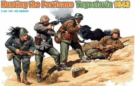 DRAGON 6491 WWII HUNTING THE PARTISANS YUGOSLAVIA 1943 1/35 