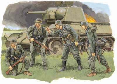 DRAGON 6153 WWII GERMAN INFANTRY (UKRAINE, SUMMER 1943) 1/35 