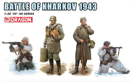 DRAGON 6782 WWII FIG. SET GERMAN BATTLE of KHARKOV 1943 1/35 