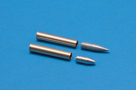 RB MODEL 72P10 WWII GERMAN 12,8cm PAK 40 L/61/2x6 PROJ. + 6 shells SPG &quot;STURER Emil&quot; 1/72