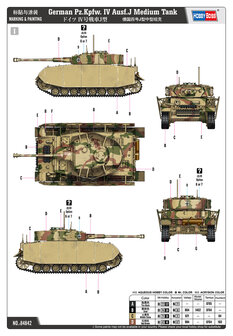 HOBBY BOSS 84842 GERMAN PZ.KPFW. IV AUSF.J MEDIUM TANK 1/48