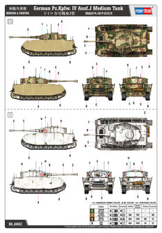 HOBBY BOSS 84842 GERMAN PZ.KPFW. IV AUSF.J MEDIUM TANK 1/48