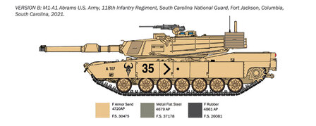 ITALERI 35108 M1A1 ABRAMS 1/35