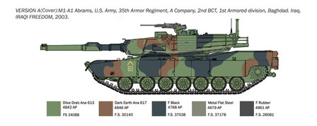 ITALERI 35108 M1A1 ABRAMS 1/35