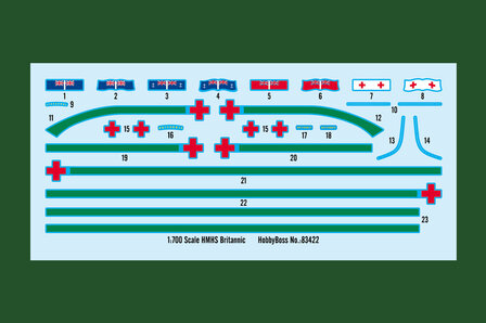 HOBBYBOSS 83422 HMHS BRITANNIC 1/700