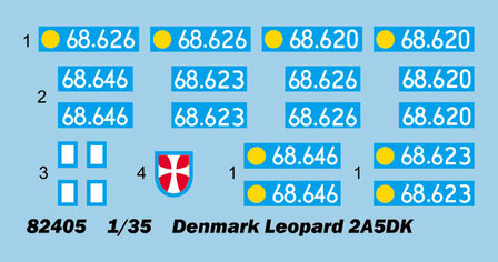 HOBBY BOSS 82405 DANISH LEOPARD 2 A5DK TANK 1/35