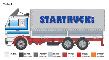 ITALERI 90762 SCANIA 142H 6X2 CANVAS 1/24