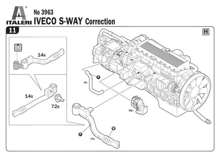 ITALERI 3963 IVECO S-WAY 1/24