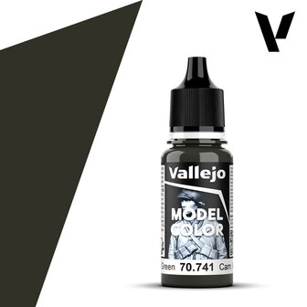 VALLLEJO 70741 MODEL COLOR CAMOUFFLAGE BLACK GREEN (109)