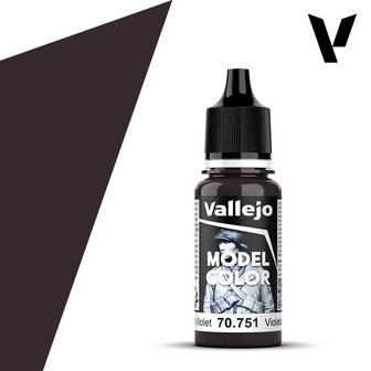 VALLEJO 70751 MODEL COLOR BLACK VIOLET (54)