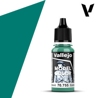 VALLEJO 70755 MODEL COLOR LIGHT EMERALD (74)