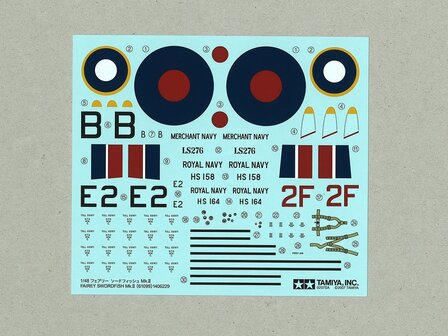 TAMIYA 61099 FAIREY SWORDFISH MK.II 1/48
