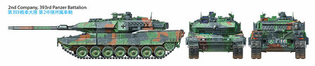 TAMIYA 35387 GERMAN MAIN BATTLE TANK KPZ LEOPARD 2 A7V 1/35