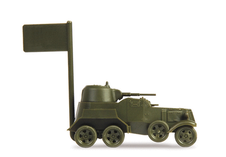 ZVEZDA 6149 SOVIET ARMORED CAR BA-10 1/100