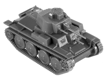 ZVEZDA 6130 GERMAN LIGHT TANK PZ.KPFW.38 (T) 1/100