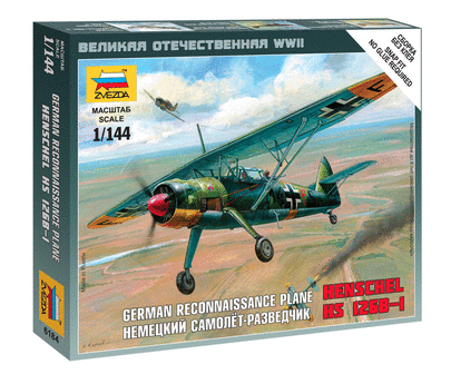ZVEZDA 6184 HENSCHEL HS 126B-1 1/144