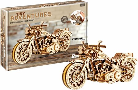 REVELL-00614 TINY ADVENTURES &quot;CRUISER V-TWIN&quot;