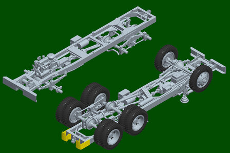 I LOVE KIT 63567 USA TRUCK CCKW-352 MACHINE GUN w. M2A1 105mm Howitzer 1/35
