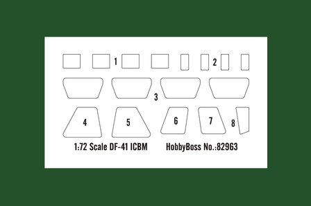 HOBBY BOSS 82963 RUSSIAN DF-41 ICBM 1/72