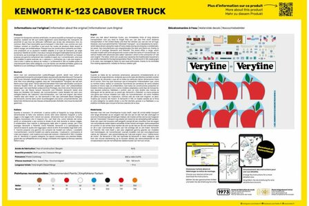 HELLER 80793 KENWORTH K-123 CABOVER TRUCK 1/43