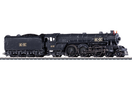 MARKLIN 39966 AC/DC STOOMLOCOMOTIEF MET SLEEPTENDER "BLACK ICE" H0