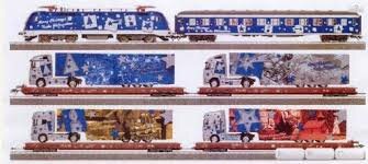 MARKLIN 26528/HERPA 151603 WEIHNACHTSZUG "SANTA CLAUS" H0