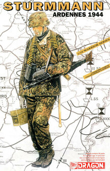 DRAGON 1604 WWII GERMAN STURMMANN "ARDENNES 1944 " 1/16