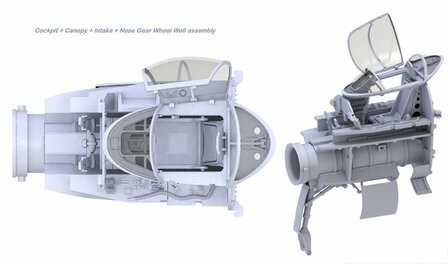 DAS WERK DW32002 WWII GERMAN MESSERSCHMITT P.1101 1/32 