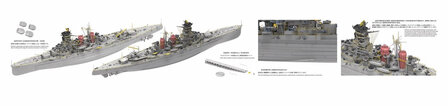 BORDER BS006 WWII IMPERIAL JAPANESE NAYY FAST BATTLESHIP "KONGO" 1/350