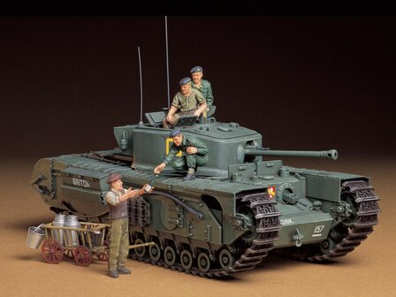 TAMIYA-35210 BRITISH INFANTRY TANK MK IV w. CREW 1/35