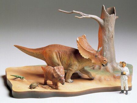 TAMIYA-60101 DIORAMA-SET CHASMOSAURUS  1/35 
