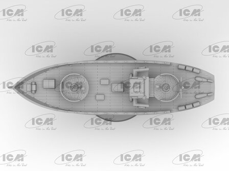 ICM S.018 KFK KRIEGSFISCHKUTTER WW2 GERMAN MULTI-PURPOSE BOAT 1/350