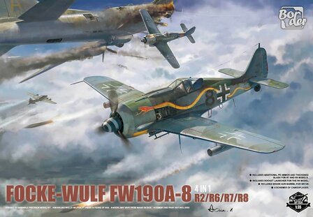 BORDER BF-009 FOCKE-WULF FW190A-8 4IN1 R2/R6/R7/R8 1/35