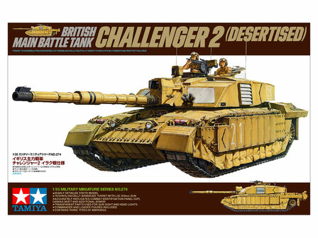 TAMIYA 35274 BRITISH MAIN BATTLE TANK CHALLENGER 2 (DESERTISED) 1/35