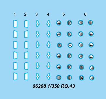 TRUMPETER 06208 VLIEGTUIG Ro.43 1/350